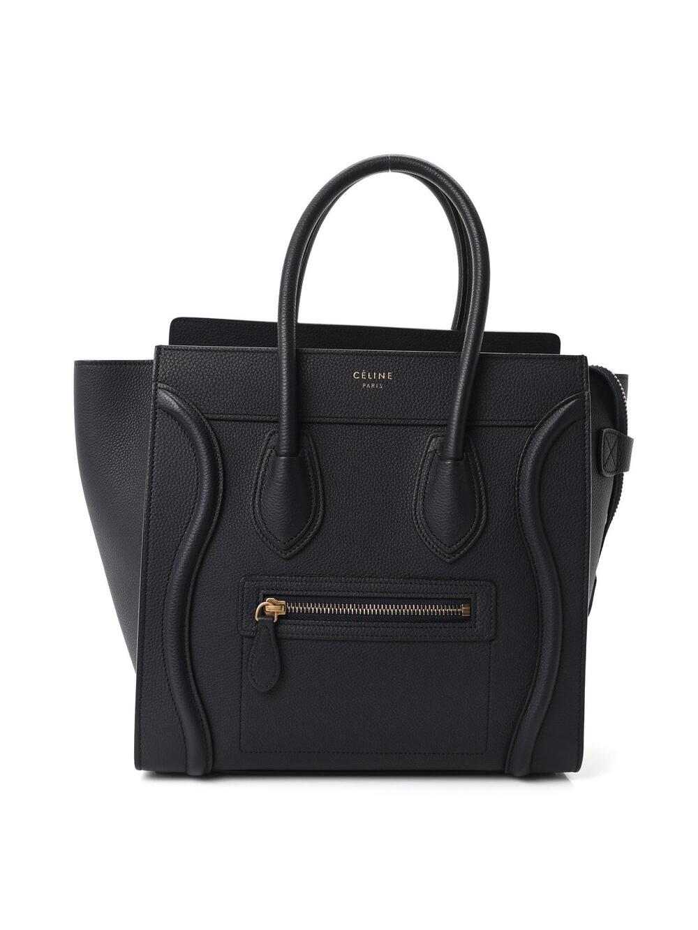 Celine Drummed Calfskin Micro Luggage #350625C12B